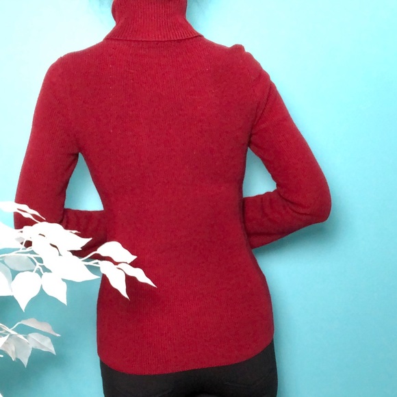 White House Black Market (WHBM) Bell Sleeve Turtleneck Sweater - Picture 3 of 10